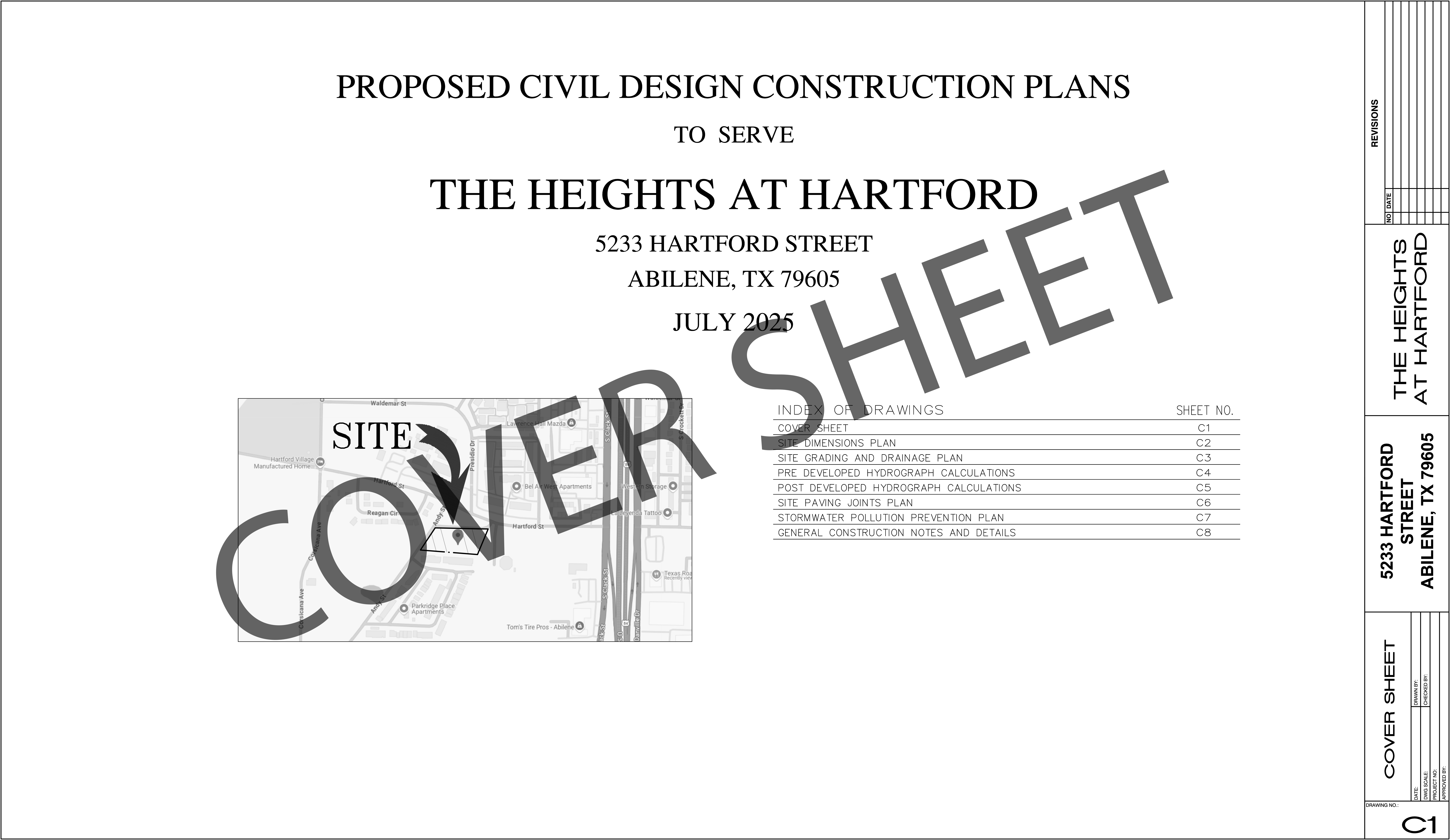 Civil Design for Multifamily Duplex